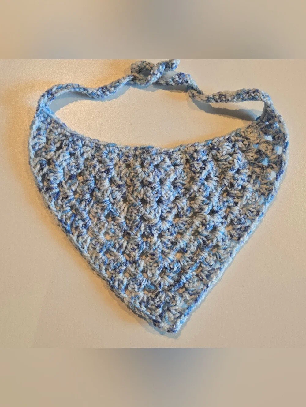Handmade Crochet Hair Bandana 2pk - Blue & Teal Acrylic